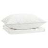 vidaXL Set di piumoni in piume d&rsquo;oca al 90% FULDA 2 pcs 140 x 200 cm