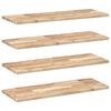 vidaXL Mensole da Parete 4 pz 100x30x2 cm Legno Acacia Non Trattato