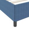 vidaXL Struttura del letto con materasso Blu 120 x 200 cm Tessuto