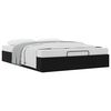 vidaXL Letto ottomano Nero 153 x 203 cm Similpelle