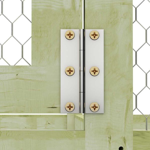 vidaXL Pollaio 1,5x1,5x1,5 m in Legno di Pino Impregnato