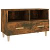 vidaXL Mobile Porta TV Rovere Fumo 80x36x50 cm in Legno Multistrato