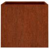 vidaXL Fioriere 2 pz 42x40x39 cm Acciaio Corten