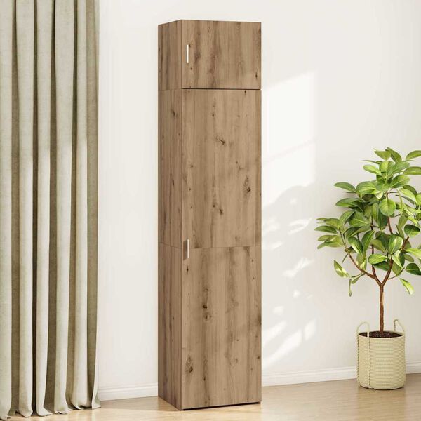 vidaXL Credenza 3 pcs Rovere artigianale