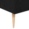 vidaXL Credenza Rovere Nero 90 x 34 x 80 cm Legno multistrato