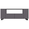 vidaXL Mobile Porta TV Grigio 120x35x48 cm in Legno Multistrato