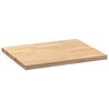 vidaXL Piano di Lavoro Cucina 80x63,5x4 cm Legno Massello Rovere