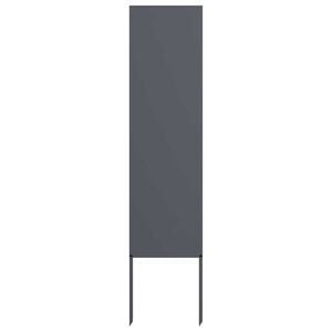 vidaXL Schermo per privacy in giardino Traforo Antracite 32 x 140 cm