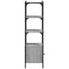 vidaXL Libreria 3Ripiani Grigio Sonoma 41x30x109,5cm Legno Multistrato