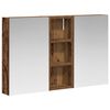 vidaXL Set di Armadi da Bagno 3 pz 80 x 10,5 x 50 cm