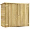 vidaXL Rimessa Attrezzi da Giardino 135x60x123cm in Pino Impregnato