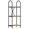 vidaXL Libreria 3 livelli 40 x 30 x 109 cm Legno ingegnerizzato