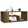 vidaXL Tavolino da Salotto Rovere Fumo 100x50x40 cm Legno Multistrato