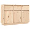 vidaXL Credenza 110x34x75 cm in Legno Massello di Pino