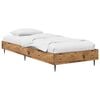 vidaXL Struttura del letto Legno antico 80 x 200 cm