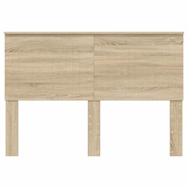 vidaXL Testiera con testiera Rovere Sonoma 140 cm Legno multistrato