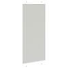 vidaXL Tenda Plissettata Grigio Chiaro 90x200 cm Larghezza Tessuto