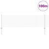 vidaXL Recinzione con Posto Argento 0,6 x 100 m Acciaio