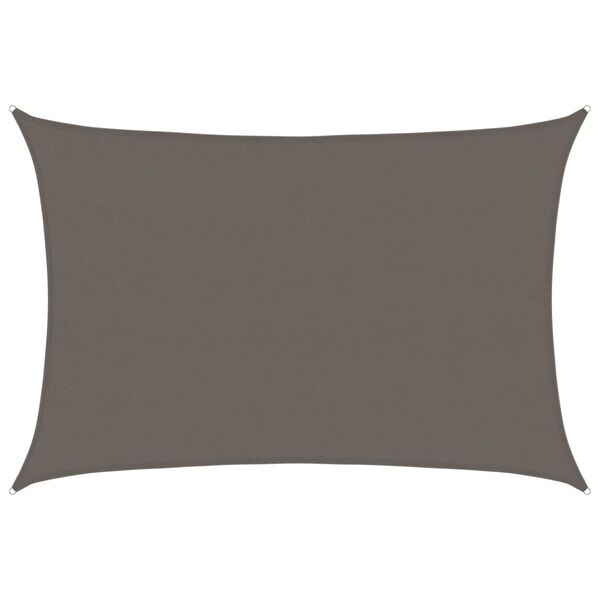 vidaXL Vela Parasole 160 g/m&sup2; Antracite 5x6 m in HDPE