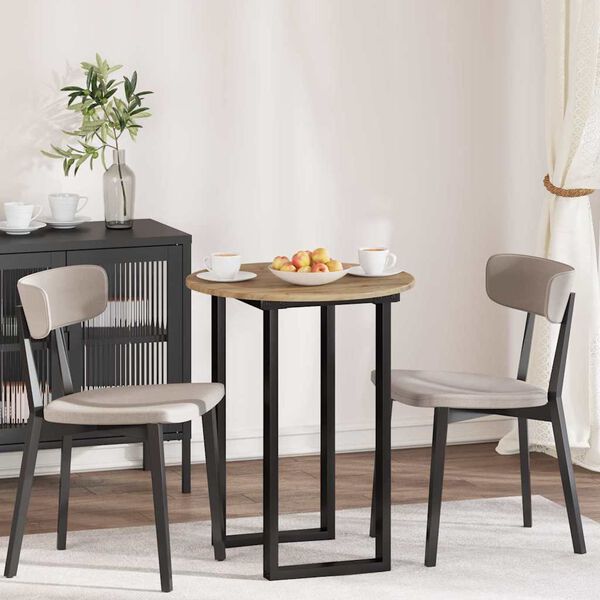 vidaXL Piano del tavolo rovere artigianale 60 x 60 x 1,5 cm