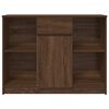 vidaXL Credenza con Cassetto Rovere Marrone 101x35x76 cm in Truciolato