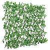 vidaXL Traliccio Edera Artificiale Espandibile Verde 180x60 cm