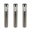 Luxform Luce Solare LED da Giardino a Paletto Tacoma 3pz Argento 34315