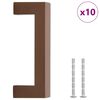 vidaXL Maniglie per Mobili 10pz Bronzo 96mm in Acciaio Inox