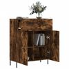 vidaXL Credenza Rovere Fumo 69,5x34x90 cm in Legno Multistrato