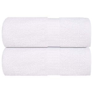 vidaXL Salviette FROGN 2 pz Bianco 15x21 cm 360 g/m&sup2;