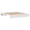 vidaXL Letto senza Materasso Bianco 180x200 cm Legno Massello di Pino