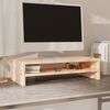 vidaXL Supporto per Monitor 50x24x13 cm in Legno Massello di Pino