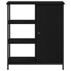 vidaXL Credenza Rovere Nero 70 x 30 x 80 cm
