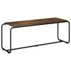 vidaXL Supporto TV 113.5 x 35.5 x 42 cm Rovere Fumo