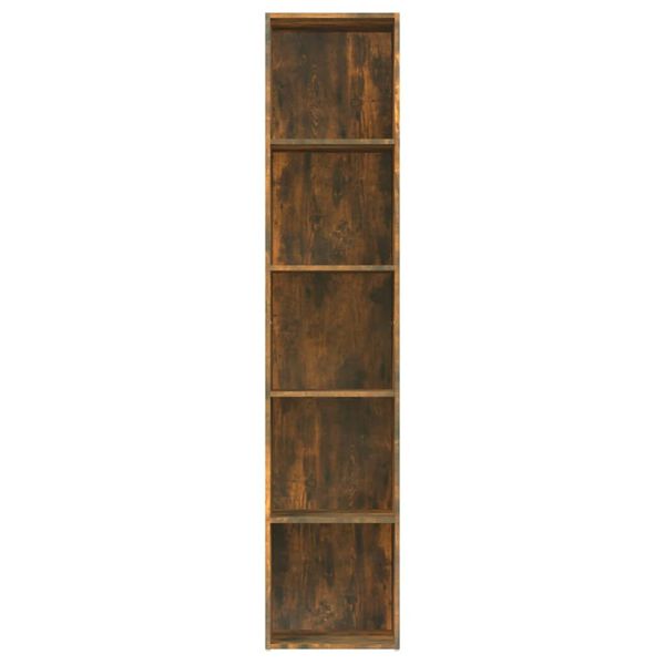 vidaXL Libreria Rovere Fumo 40x30x189 cm in Legno Multistrato