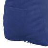 vidaXL Cuscino per Schiena Blu Polizia 60 x 20 x 50 cm