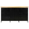 vidaXL Credenza 140x38x76 cm in Legno di Mango Grezzo
