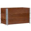 vidaXL Paretali per Pallet 3pz Marroni 100x50cm Legno Massello di Pino