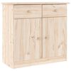 vidaXL Credenza ALTA 77x35x165 cm in Legno Massello di Pino