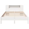 vidaXL Letto Libreria senza Materasso Bianco 140x190 cm Legno di Pino