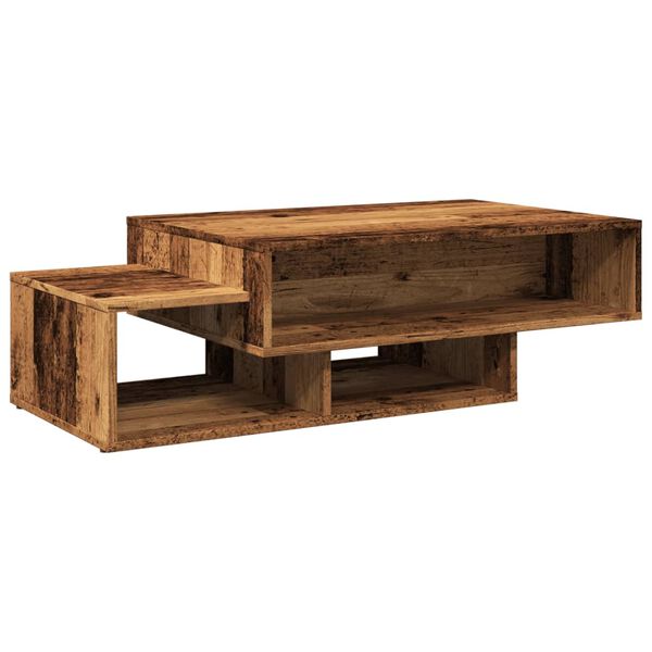 vidaXL Tavolino da Salotto Legno Antico 105x55x32cm in Truciolato