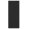 vidaXL Libreria Rovere Nero 40 x 30 x 77 cm Legno multistrato