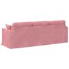 vidaXL Divano Rosa 228 x 78 x 80 cm Velluto