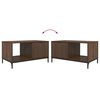 vidaXL Tavolino da salotto Rovere marrone 90 x 49 x 46 cm