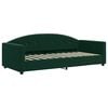 vidaXL Letto da Giorno Verde Scuro 90x200 cm in Velluto
