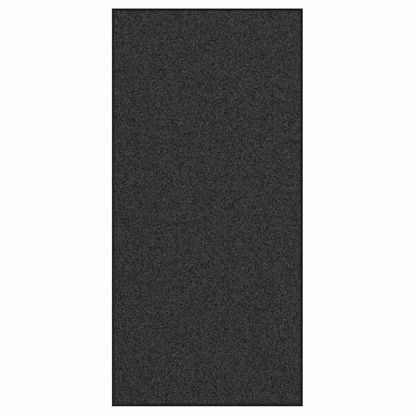 vidaXL Tappetino Antracite e Nero 120 x 250 cm Polipropilene e vinile