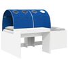vidaXL Letto con Tunnel 4 pcs Rovere Artigianale e Blu