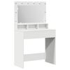 vidaXL Tavolo da Trucco Bianco 78,5 x 41 x 135 cm Legno ingegnerizzato