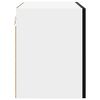 vidaXL Armadio pensile 2 pcs Rovere Nero e Bianco 50 x 31 x 40 cm