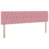 vidaXL Letto con Contenitore con materasso Rosa 100 x 200 cm